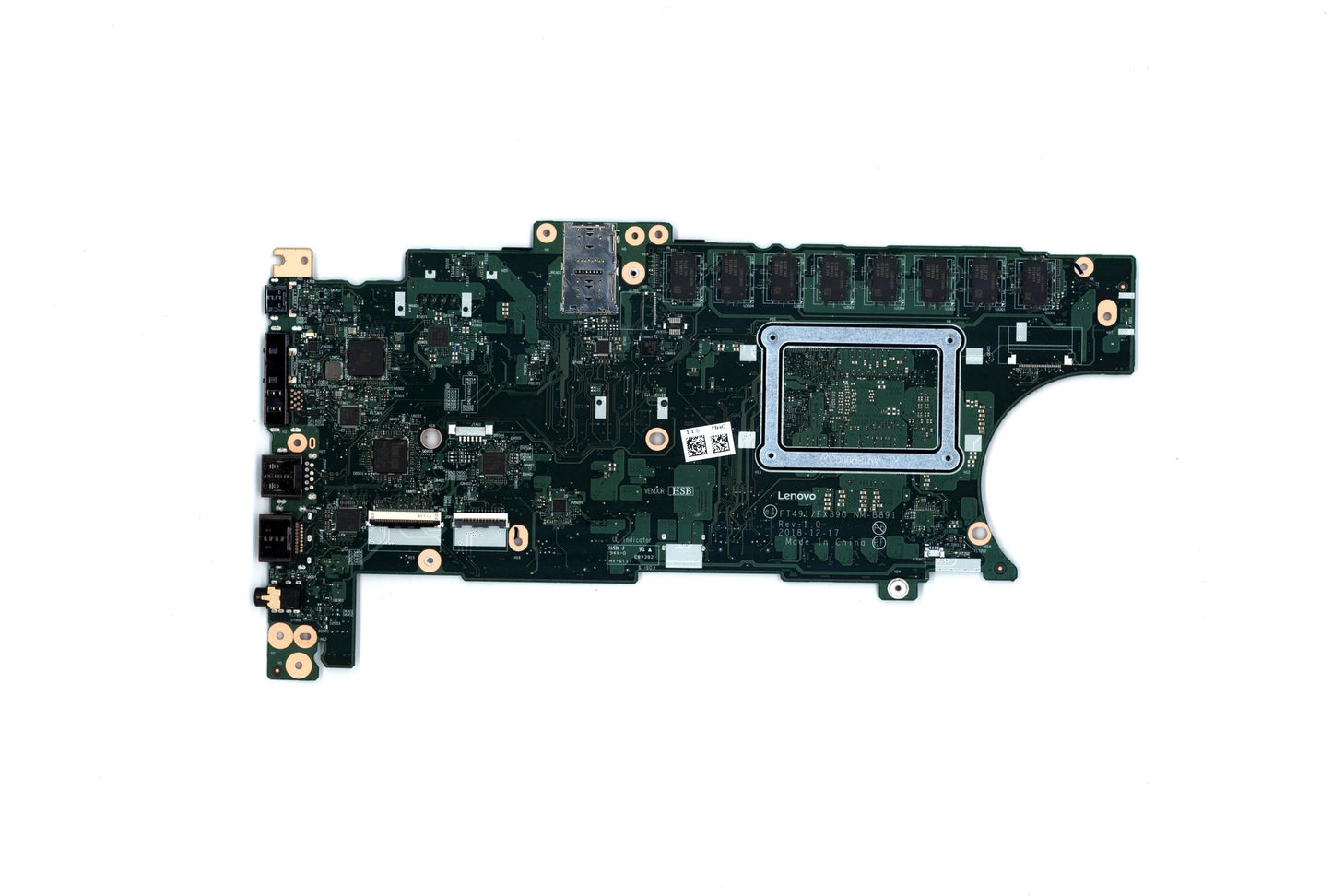 HAYOOVANT Laptop Motherboard for Lenovo ThinkPad T490S X390 NM-B891 i5-8265U 8GB 01HX898