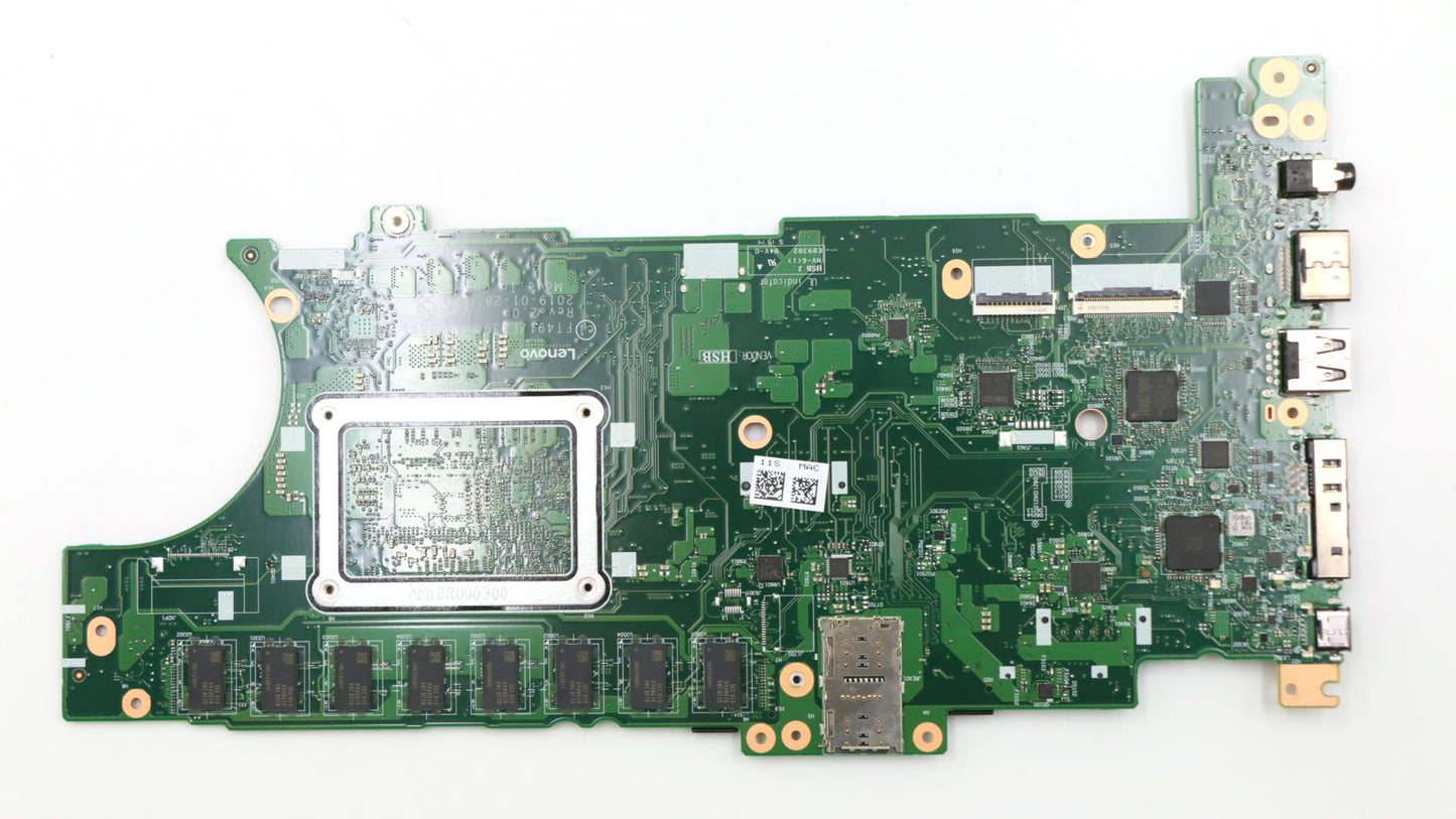 HAYOOVANT Laptop Motherboard for Lenovo ThinkPad T490S X390 NM-B891 i5-8365U 8GB 01HX922