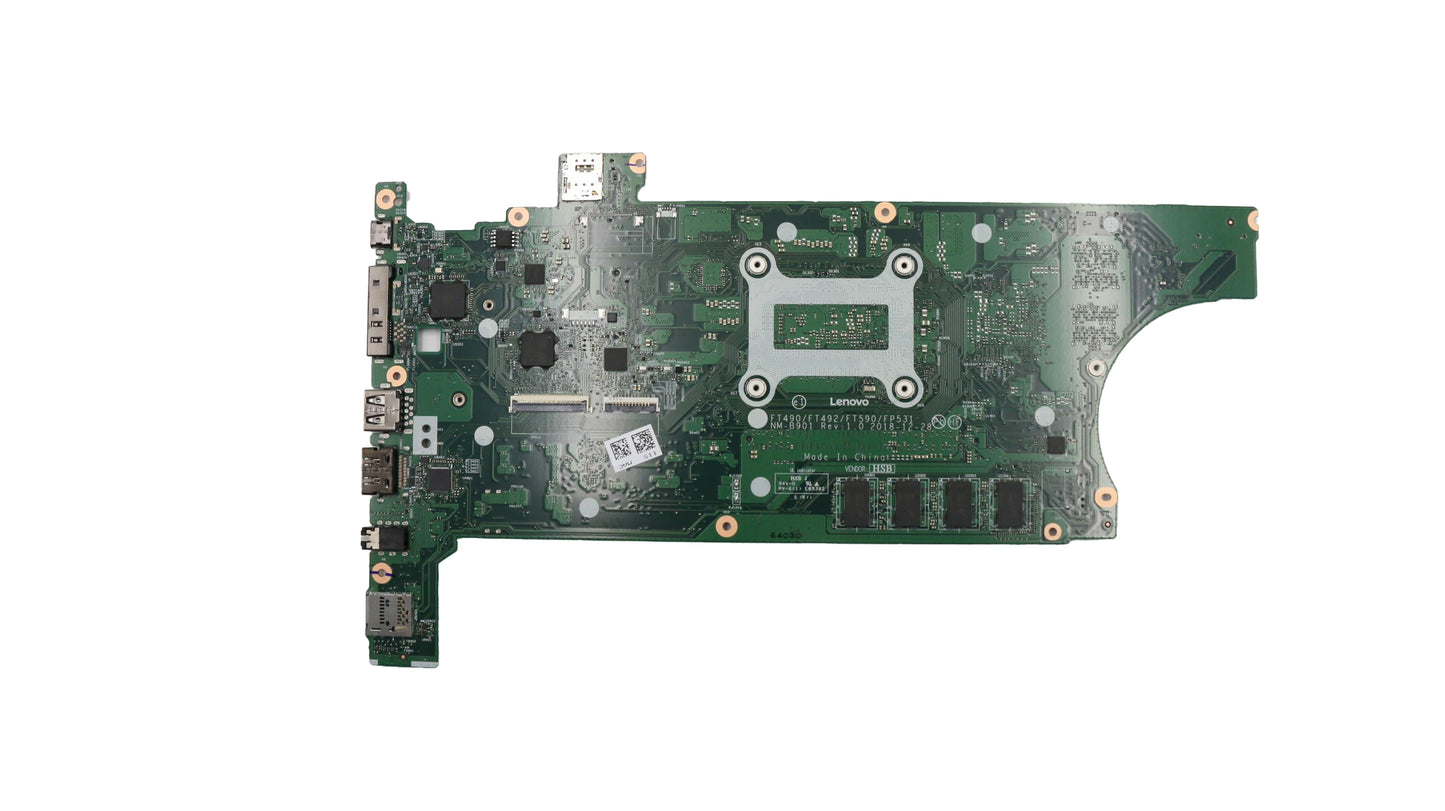 HAYOOVANT Laptop Motherboard for Lenovo ThinkPad T490 T590 NM-B901 i5-8365U 8GB UMA 01YT397