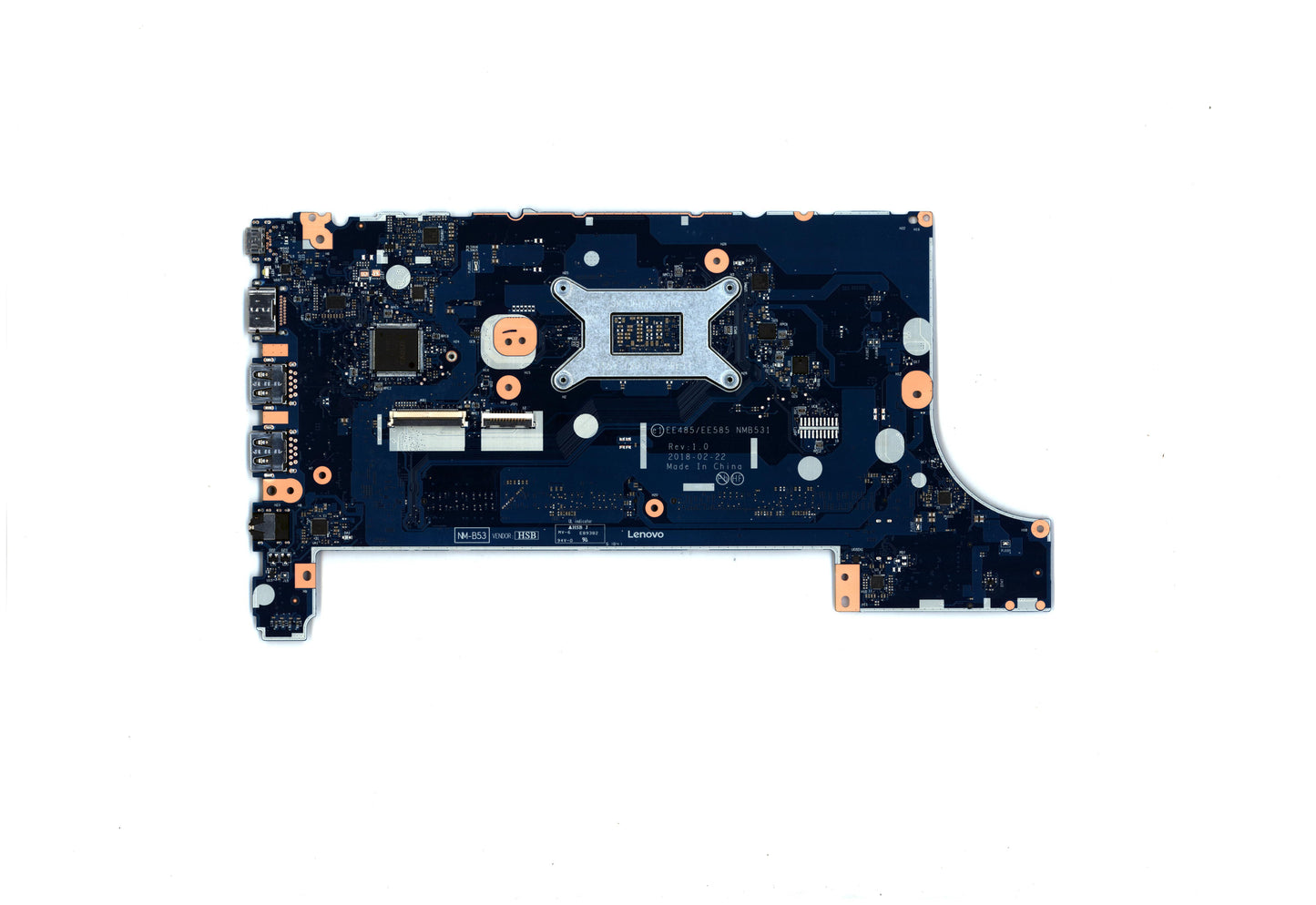 HAYOOVANT Laptop Motherboard for Lenovo ThinkPad E585 E485 NM-B531 R5-2500 AMD 02DC236