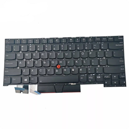 HAYOOVANT Laptop US Layout Keyboard backlit for Lenovo Thinkpad T490S T495S E490S L390 SN20R66042