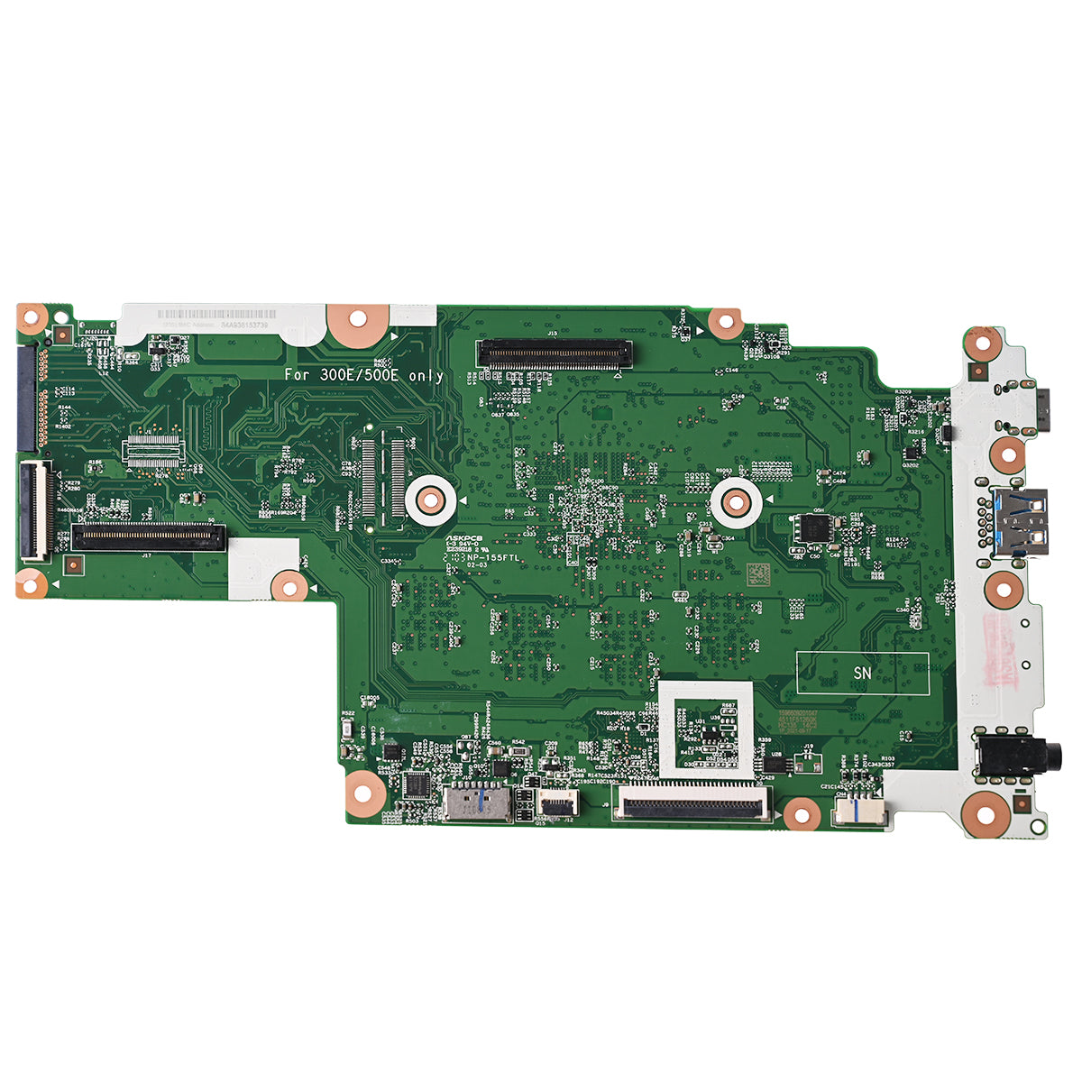 HAYOOVANT Laptop Motherboard for 300e Chromebook 2nd Gen Intel N4020 UMA 4GB 32GB 5B21E21676