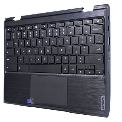 HAYOOVANT Palmrest w/ Keyboard Touchpad for Lenovo 300E Chromebook 2nd Gen AST 5CB0Z21541