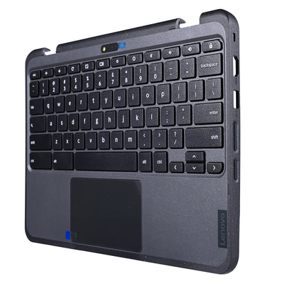 HAYOOVANT Palmrest Upper Case with US Keyboard and Touchpad Assembly (Webcam Hole) for Lenovo 500e Chromebook Gen 3 82JB 82JC 5M11C88952