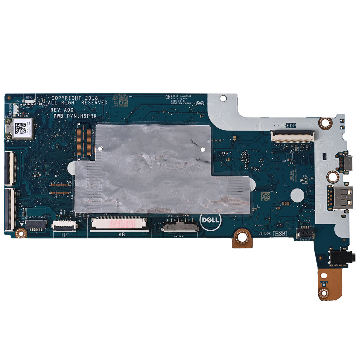 HAYOOVANT Laptop Motherboard for 3100 Chromebook Touch Intel N4020 4GB 32GB N983V 0N983V