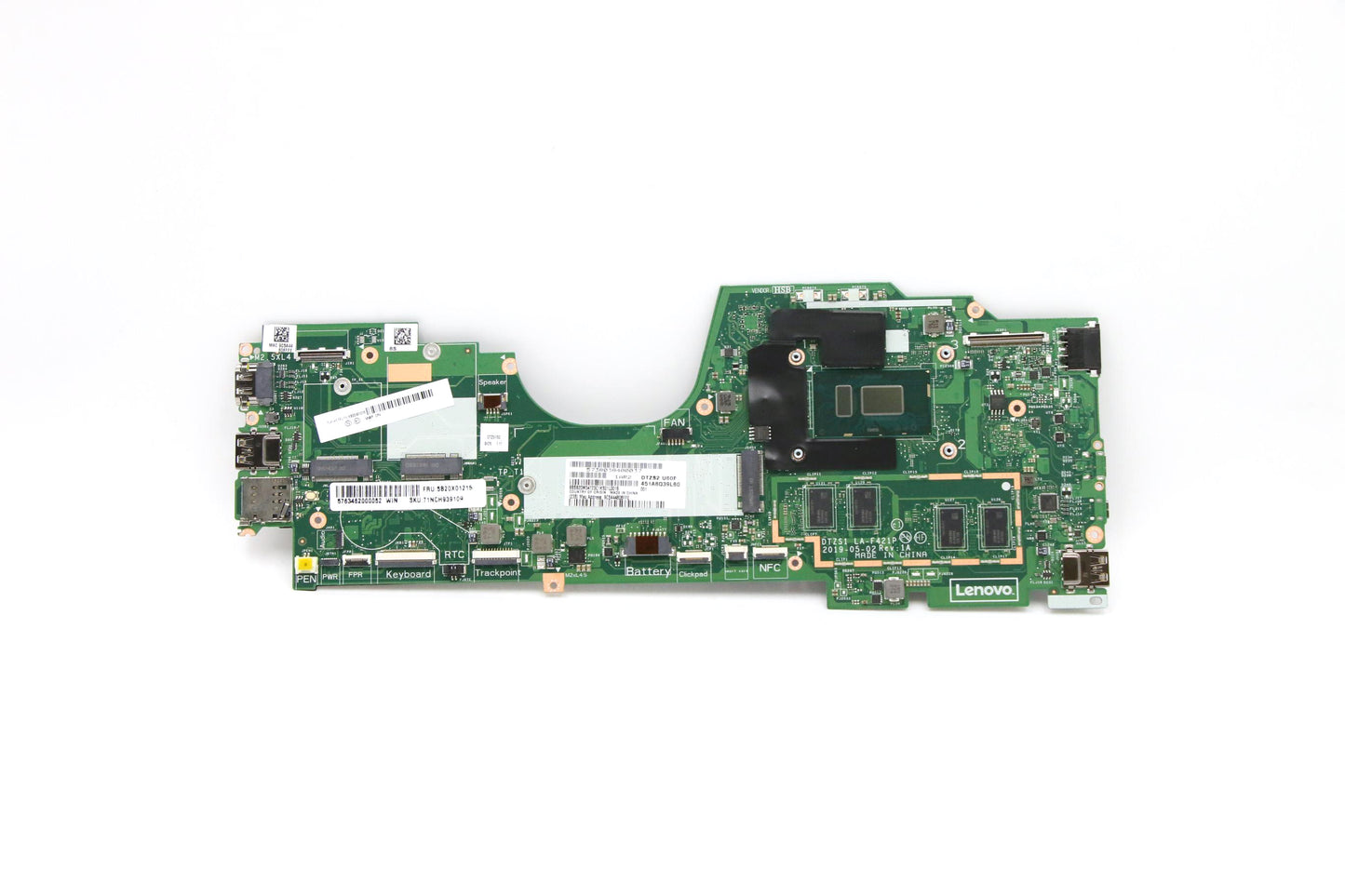 HAYOOVANT Laptop Motherboard for Lenovo ThinkPad X380 Yoga LA-F421P i7-8650U UMA 16GB 5B20X01215