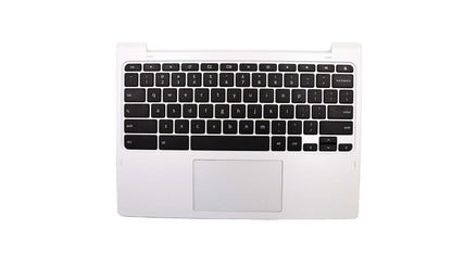 HAYOOVANT Laptop Palmrest with US Keyboard & Touchpad for Lenovo Chromebook 11 C330 5CB0S72816