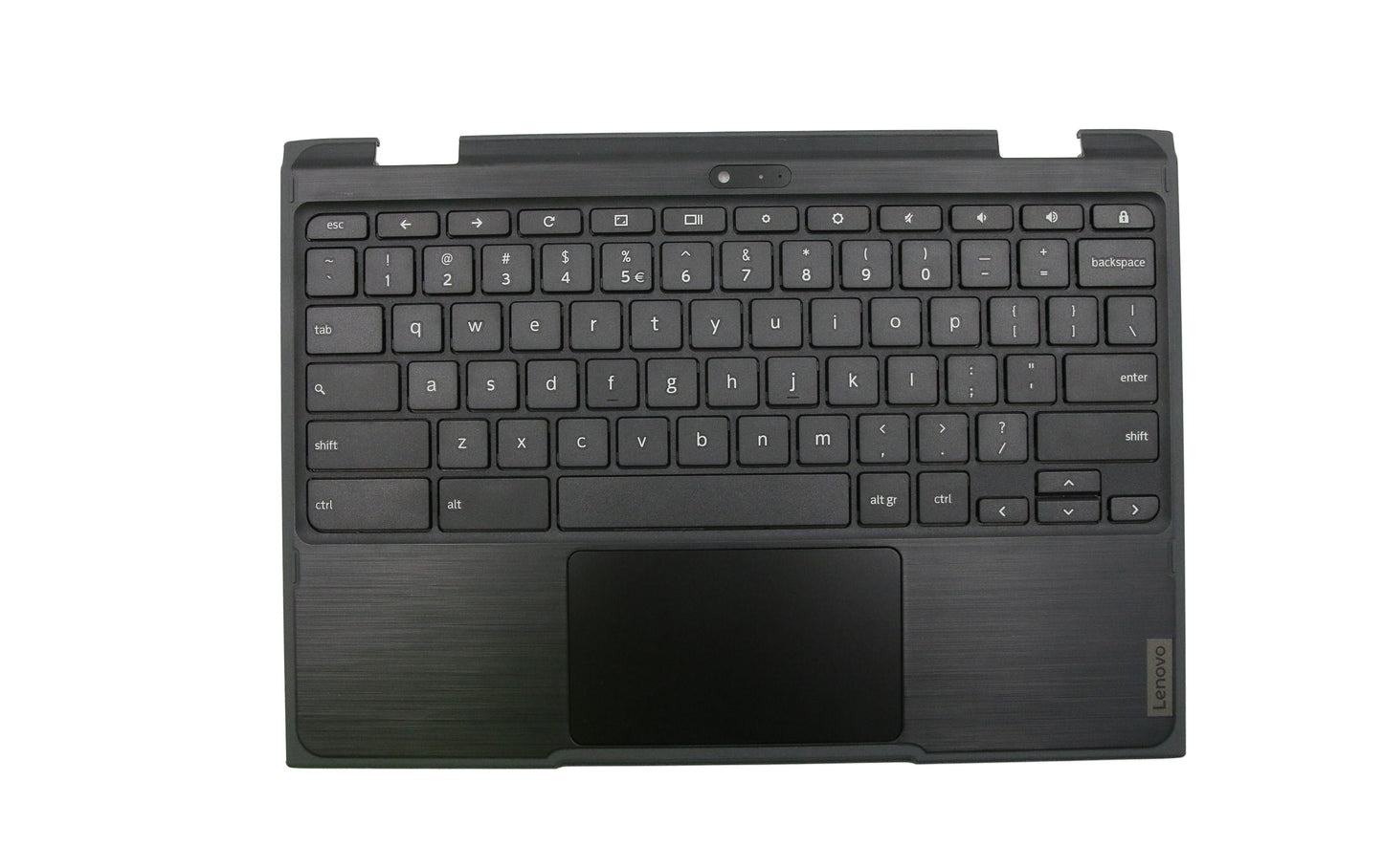 HAYOOVANT Laptop Palmrest with US Keyboard Bezel & Touchpad for Lenovo Chromebook 300e 2nd Gen 5CB0T79490