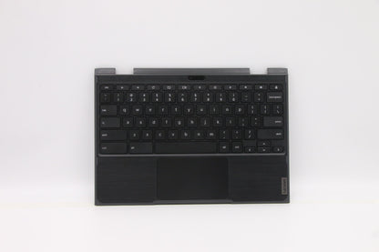 HAYOOVANT Laptop Palmrest US Keyboard Bezel with Touchpad for Lenovo Chromebook 300e 2nd Gen 5CB1E21644