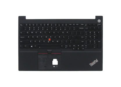 HAYOOVANT Laptop Palmrest Keyboard Bezel Cover Backlit for Lenovo ThinkPad E15 Gen 2 5M10W64618