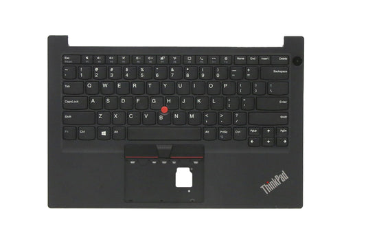 HAYOOVANT Laptop Palmrest US Keyboard Bezel for Thinkpad E14 Gen 2 Upper No Backlit 5M11A34888