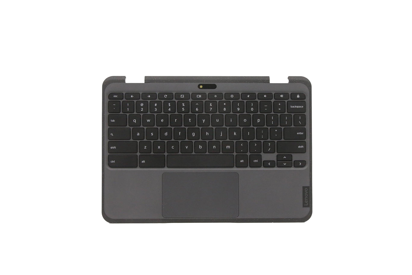 HAYOOVANT Laptop Palmrest Cover with US Keyboard & Touchpad for Lenovo 500e Chromebook Gen 3 (82JB, 82JC) 5M11C89038