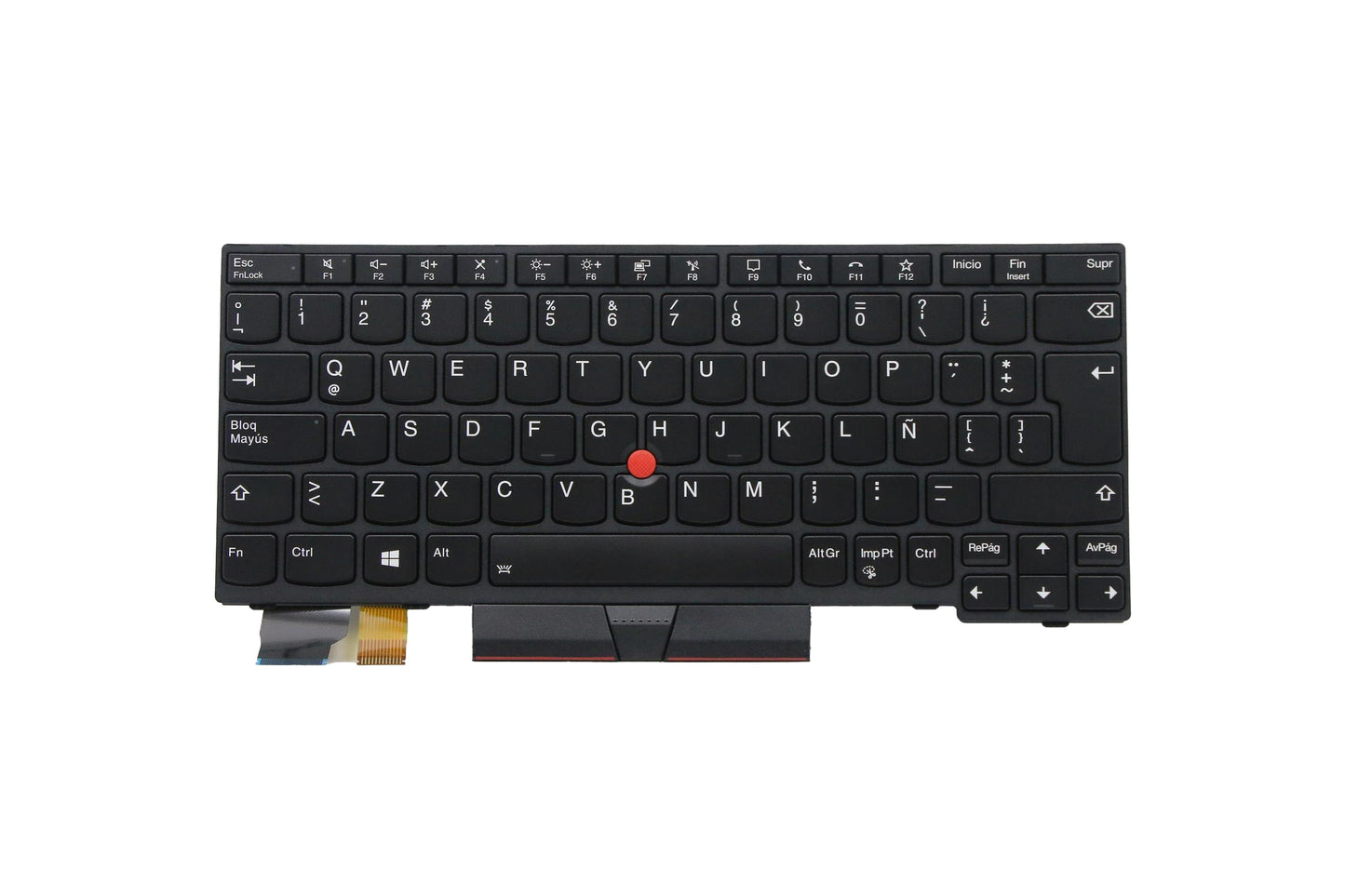 HAYOOVANT Laptop Spanish LAS Backlit Keyboard for Lenovo ThinkPad L13 L13 Yoga Gen 2 5N20V43040