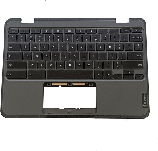 HAYOOVANT Laptop Palmrest US Keyboard Top Cover for Lenovo 100e Chromebook Gen 3 No-Touchpad 5M11H52901